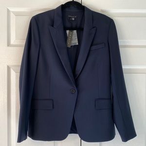 Theory blazer size 12, brand new with tags, color: deep navy